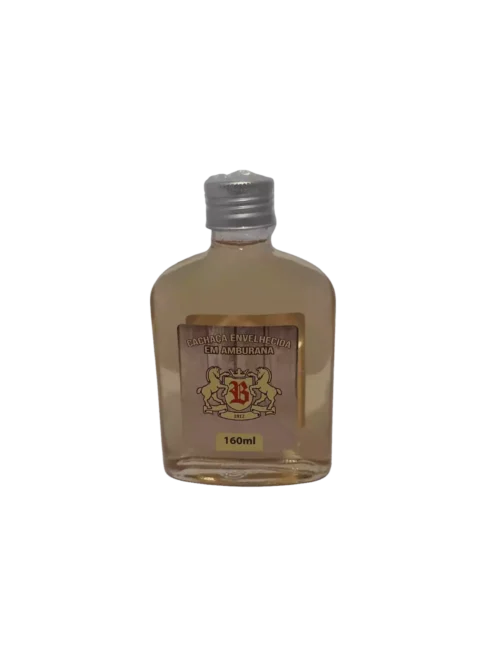 Porto das Flores - Cachaça envelhecida em barris de Amburana, com 160ml.