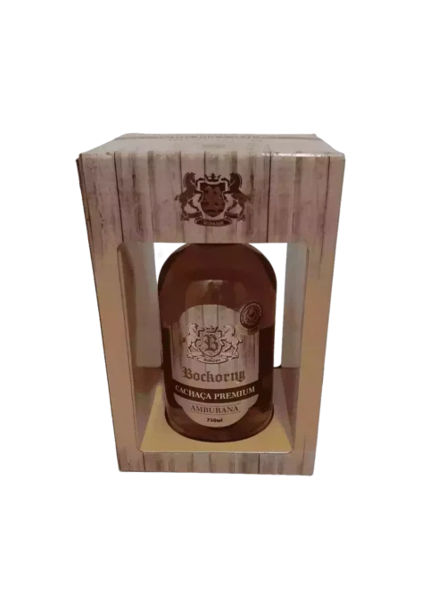 Porto das Flores - Cachaça Premium Amburana 750ml em caixa.