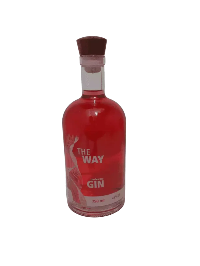 Porto das Flores - Gin The Way London Dry vermelho 750 ml.