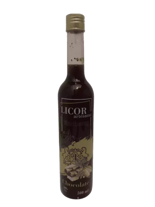 Porto das Flores - Licor artesanal Bockorny de chocolate 500 ml.