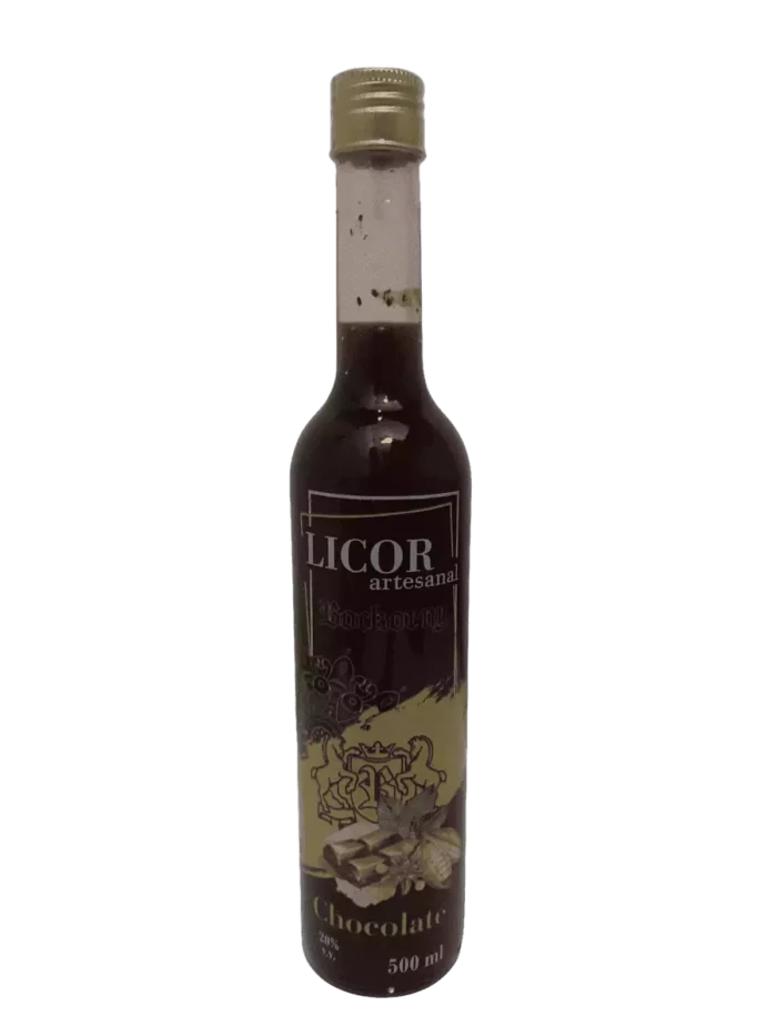 Porto das Flores - Licor artesanal Bockorny de chocolate 500 ml.
